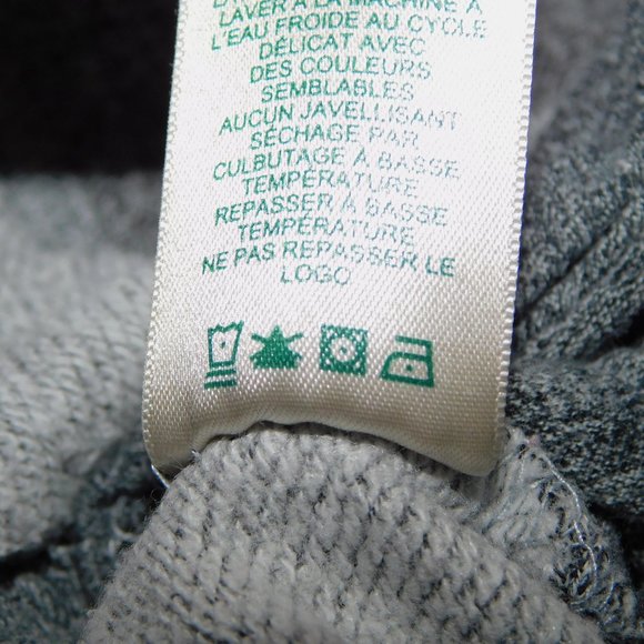 Roots womens M Gray Salt & Pepper Funnel Neck Cowl Hoodie Sweatshirt - Picture 5 of 10